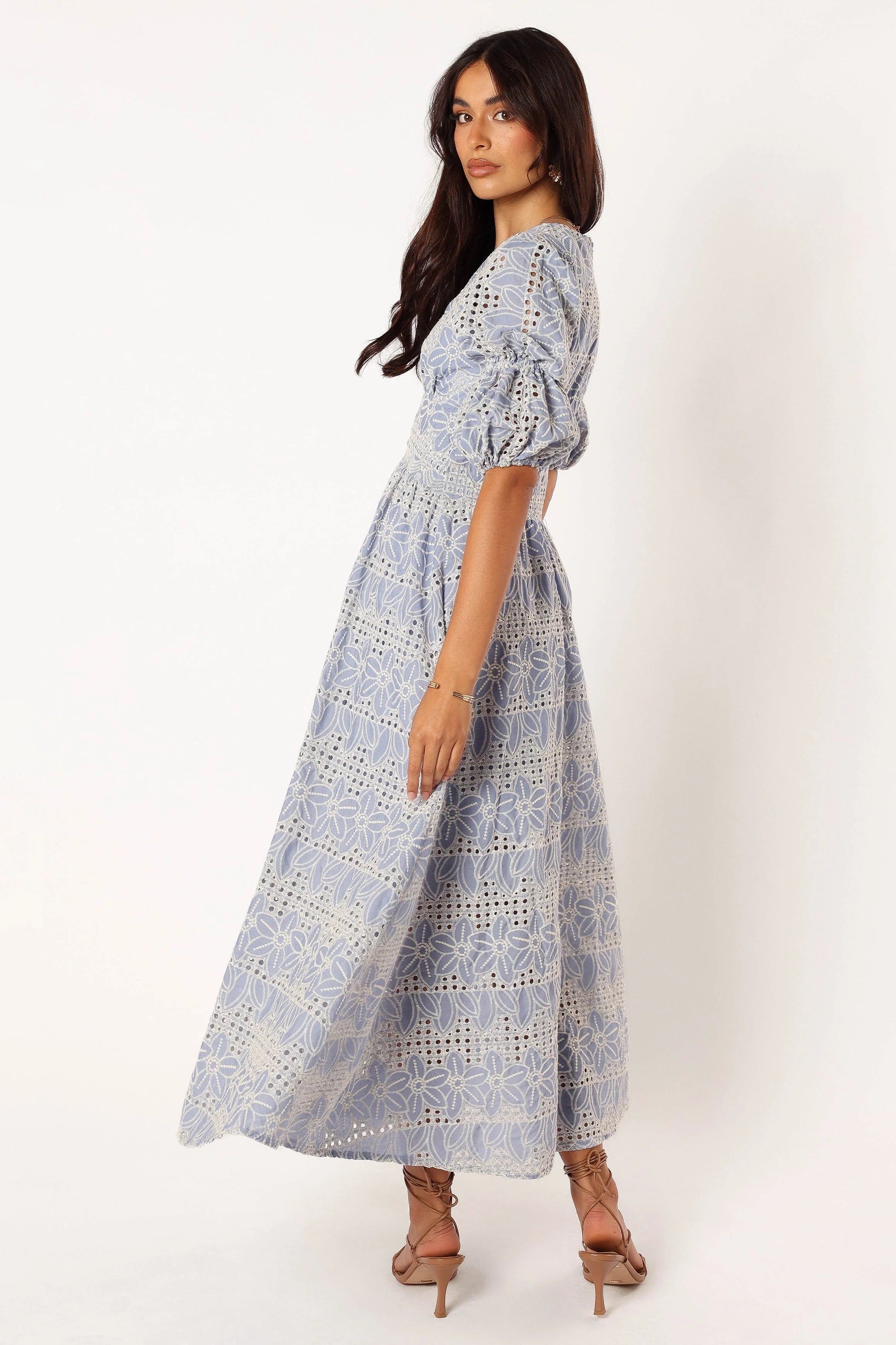 Tani Midi Dress - Blue