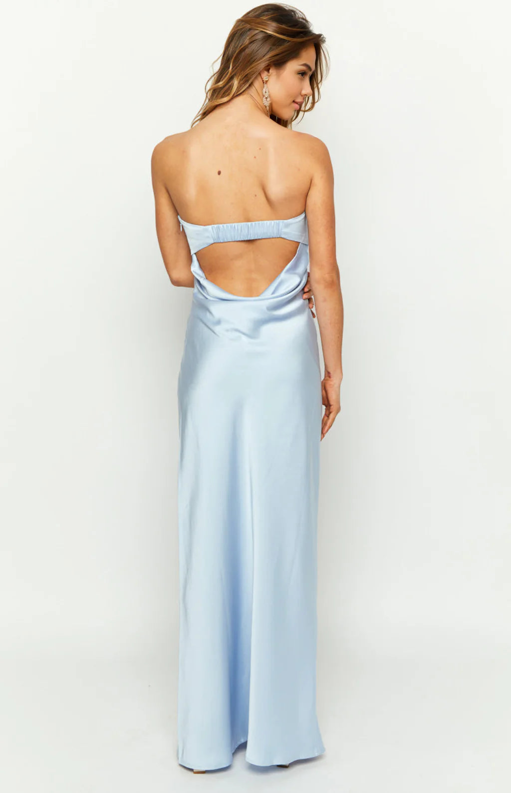 Maiah Blue Formal Maxi Dress